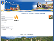 Tablet Screenshot of meyras-tourisme.com